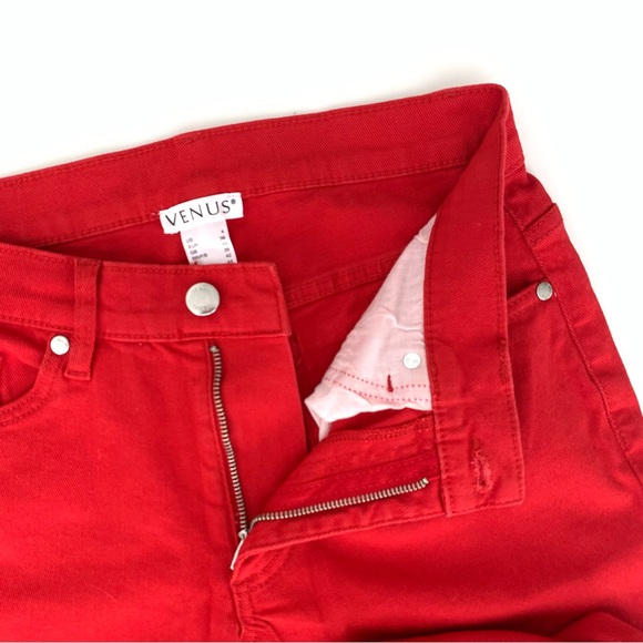 Venus Women’s Red Mid Rise Skinny Jeans Size 4 - Picture 8 of 12